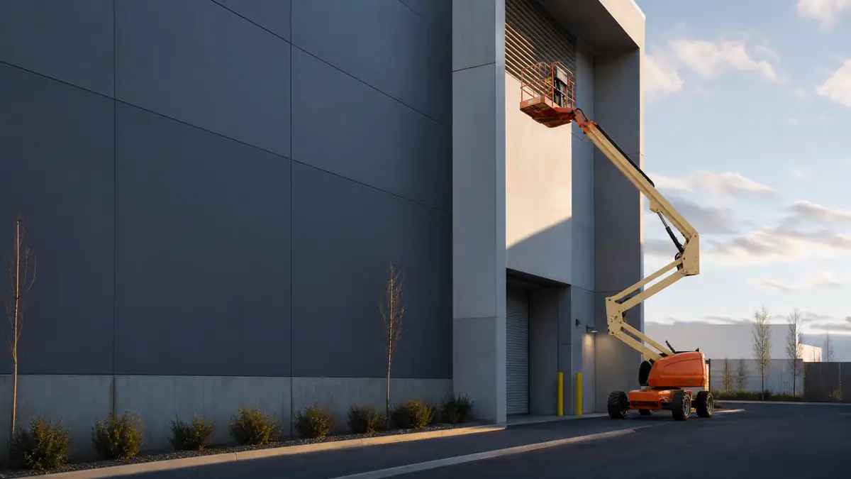 Articulating Boom Lifts jobsite access in Waco